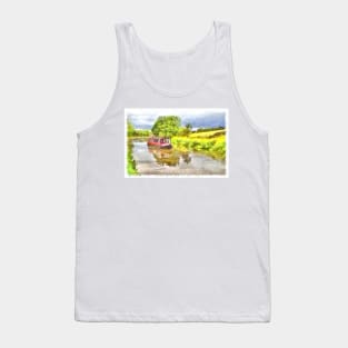 English Canal Narrow Boat Tank Top